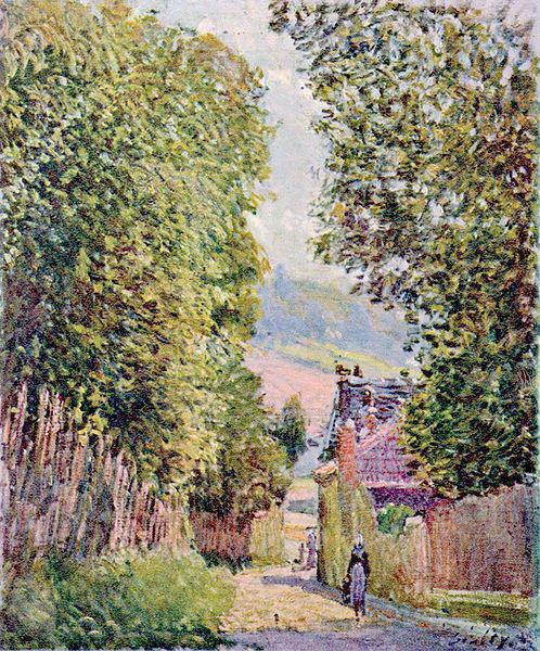 Alfred Sisley Strabe in Louveciennes